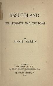 Cover of: Basutoland by Minnie Martin