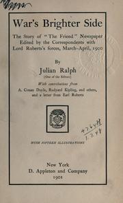 War's brighter side by Ralph, Julian