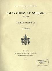 Cover of: Excavations at Saqqara (1905-1914) by Alexandre Moret