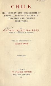Cover of: Chile by George Francis Scott Elliot