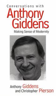 Cover of: Conversations With Anthony Giddens by Anthony Giddens, Christopher Pierson