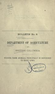 Feeding farm animals by Anderson, James R.