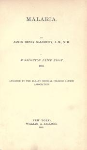 Malaria by James Henry Salisbury
