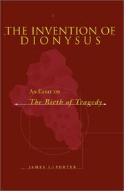 Cover of: The Invention of Dionysus by James Porter