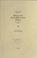 Cover of: Proceedings at the opening of the Seattle public library building, December 19, 1906.