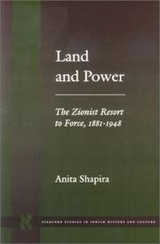 Cover of: Land and Power by Anita Shapira