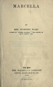 Cover of: Marcella by Mary Augusta Ward