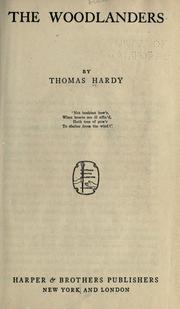 Cover of: The Woodlanders by Thomas Hardy