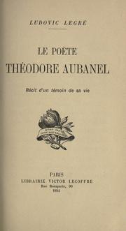 Cover of: Le poète Thédore Aubanel: récit d'un témoin de sa vie.