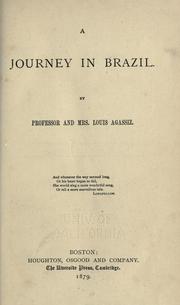 Cover of: A journey in Brazil