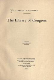 Cover of: The Library of Congress.