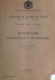 Cover of: Dictionnaire kitabwa-français et français-kitabwa.