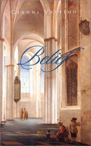 Cover of: Belief (Cultural Memory in the Present) by Gianni Vattimo