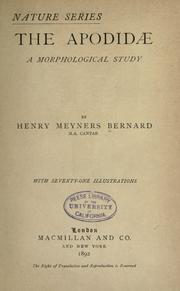 The Apodidæ by Henry Meyners Bernard