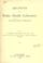 Cover of: Archives of the Public health laboratory of the University of Manchester