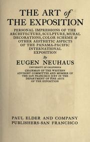 The art of the exposition by Neuhaus, Eugen