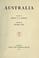 Cover of: Australia