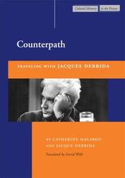 Cover of: Counterpath by Jacques Derrida, Catherine Malabou