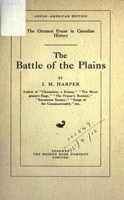Cover of: The Battle of the Plains. by Harper, J. M.