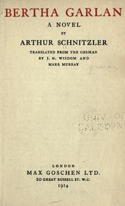 Cover of: Bertha Garlan by Arthur Schnitzler