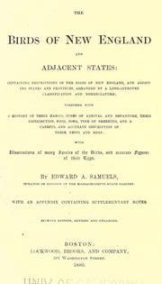 The birds of New England and adjacent states by Edward A. Samuels