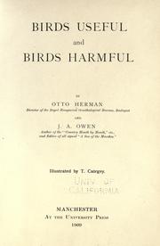 Cover of: Birds useful and birds harmful