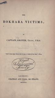 Cover of The Bokhara victims