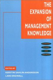 Cover of: The Expansion of Management Knowledge by 