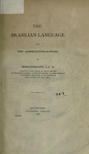 Cover of: The Brasilian language and its agglutination.