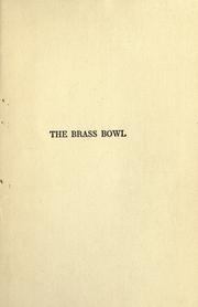 Cover of: The brass bowl.: With Illus.