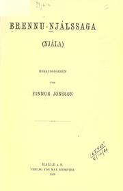 Cover of: Brennu-Njálssaga (Njála)