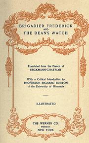 Cover of: Brigadier Frederick and The dean's watch