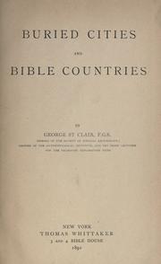 Cover of: Buried cities and Bible countries. by George St. Clair