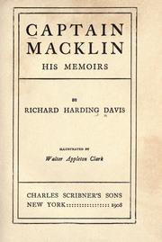 Cover of: Captain Macklin by Richard Harding Davis
