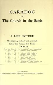 Cover of: Caradoc; or The church in the Sands. by Sampson Waters