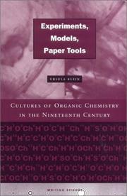 Cover of: Experiments, Models, Paper Tools | Ursula Klein