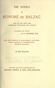 Cover of: Catherine de Medici. by Honoré de Balzac