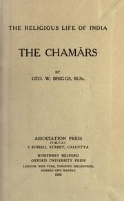 The Chamars by George Weston Briggs