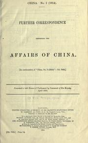 China. No. 1 (1914) by Foreign Office