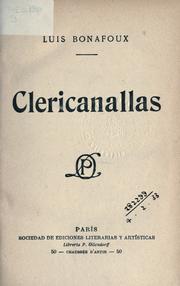 Cover of: Clericanallas.