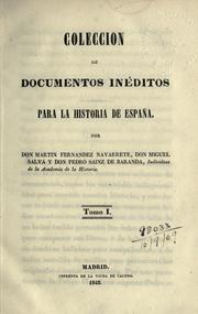 Colección de documentos inéditos papa la historia de España
