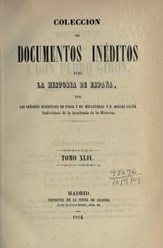 Cover of: Colección de documentos inéditos papa la historia de España by 