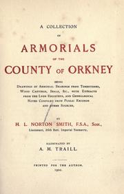 Cover of: A collection of armorials of the County of Orkney