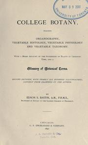 College botany by Edson S. Bastin