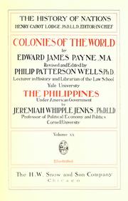 Cover of: Colonies of the world by Edward James Payne