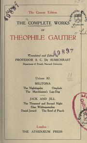 Cover of: The complete works of Théophile Gautier by Théophile Gautier