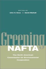 Cover of: Greening NAFTA: The North American Commission for Environmental Cooperation (Stanford Law & Politics)