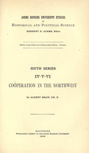 Cover of: Coöperation in the Northwest
