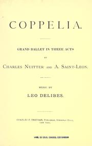 Cover of: Coppélia.: Grand ballet in three acts