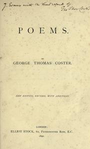 Cover of: Poems.